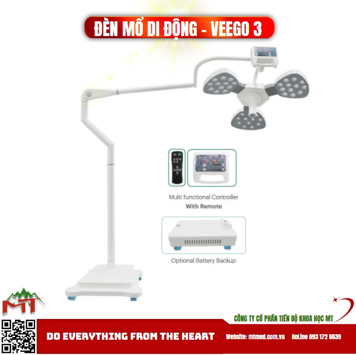 đèn mổ di động veego3