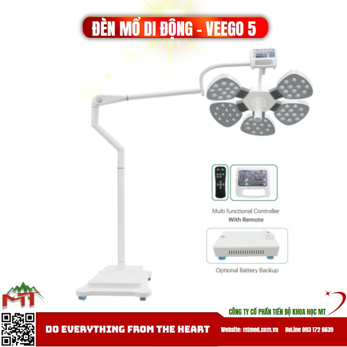đèn mổ di động veego5
