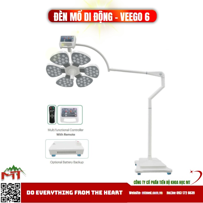 đèn mổ di động veego6