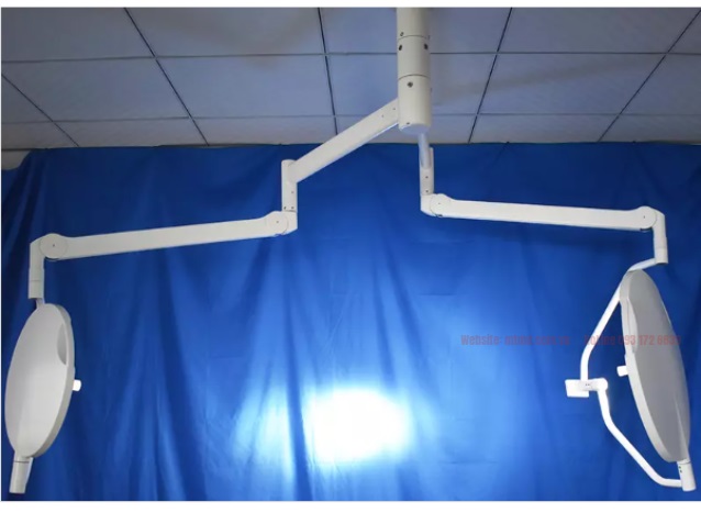 đèn mổ treo trần 2 nhánh V LED 700/500 trung quốc