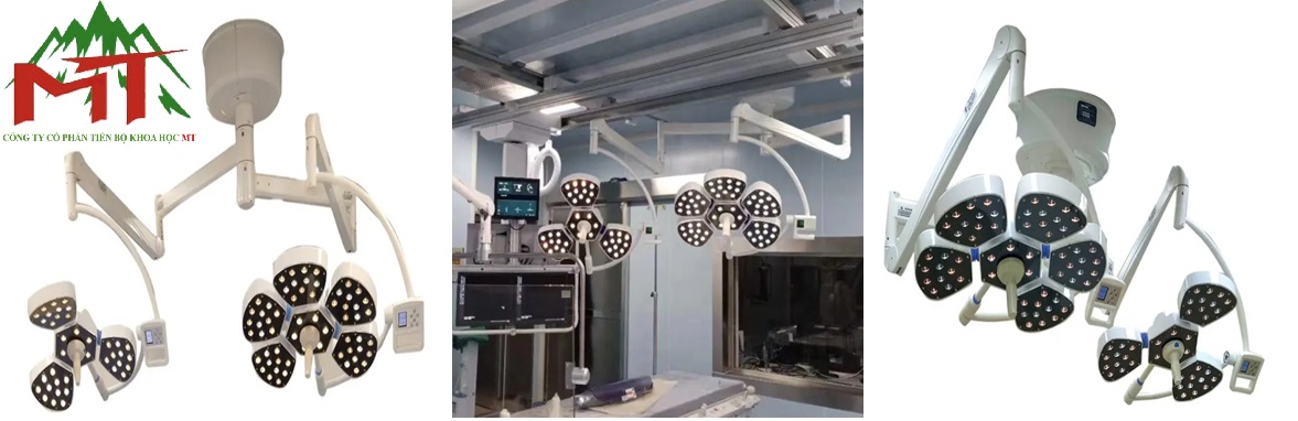 đèn mổ treo trần 2 nhánh