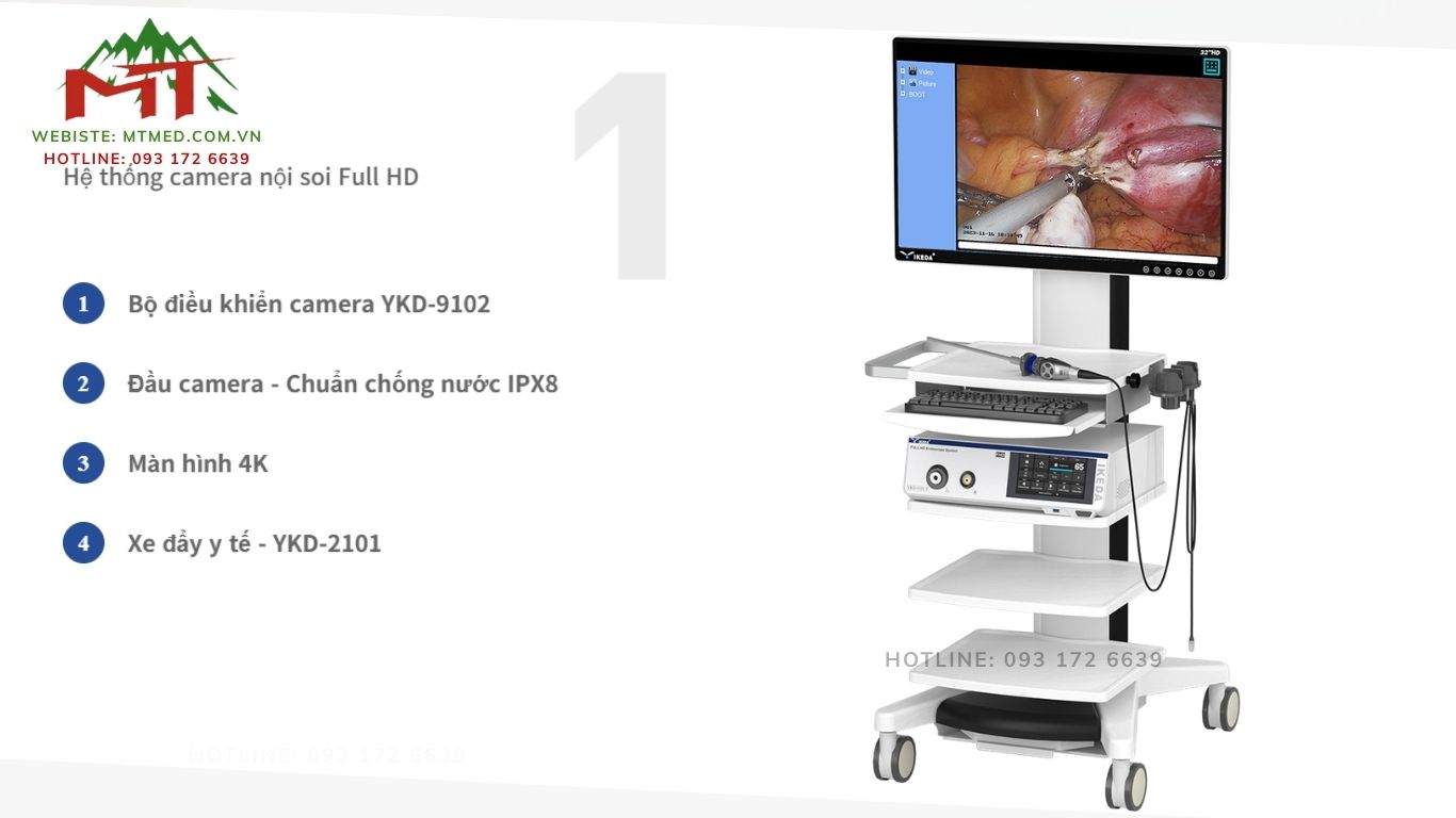 hệ thống camer nội soi full hd