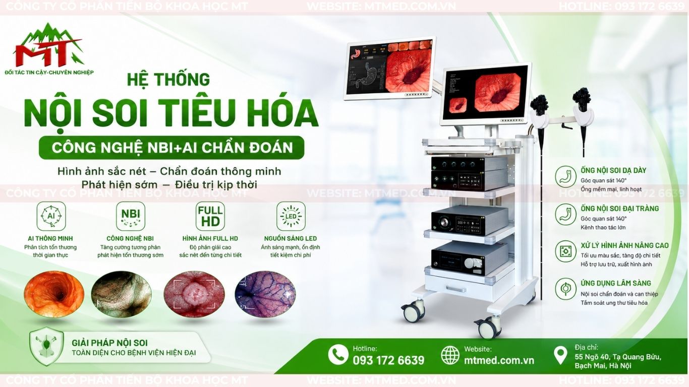 Hệ thống nội soi tiêu hóa ai chẩn đoán