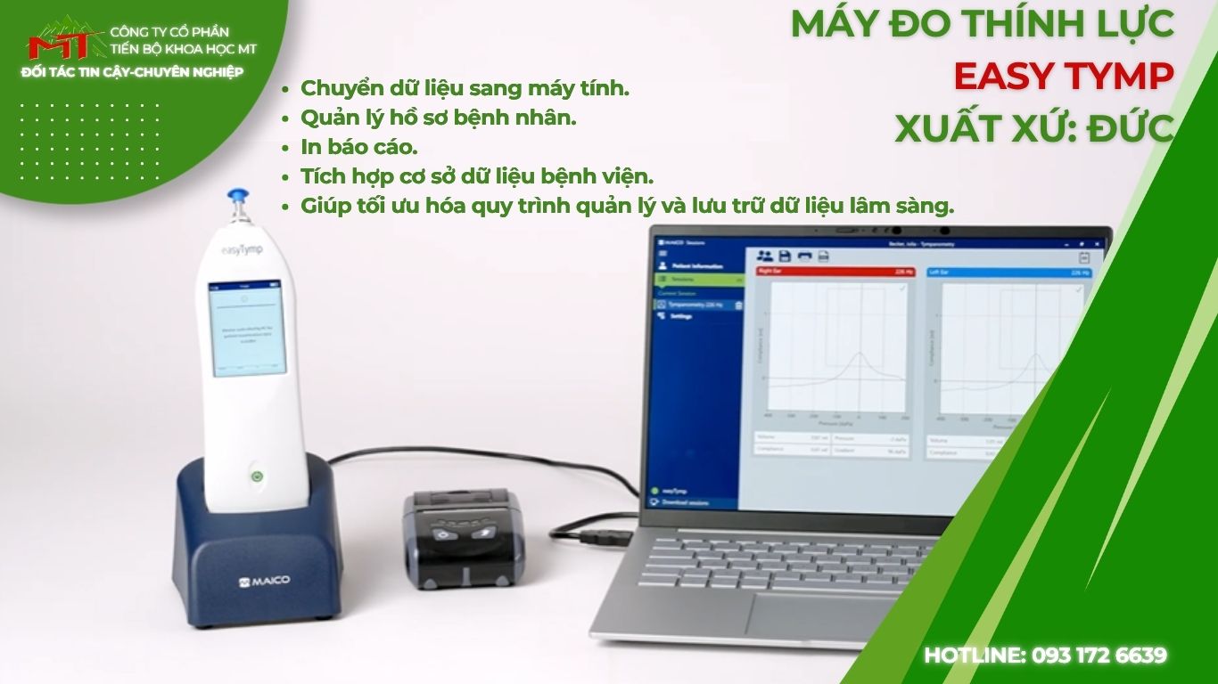 Kết nối phần mềm quản lý dữ liệu của máy đo thính lực