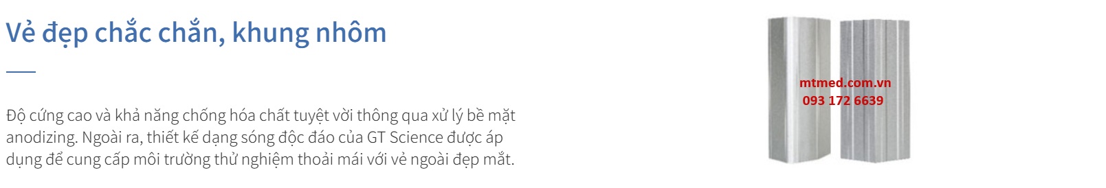 khung của tủ hút khí độc GAHP-G