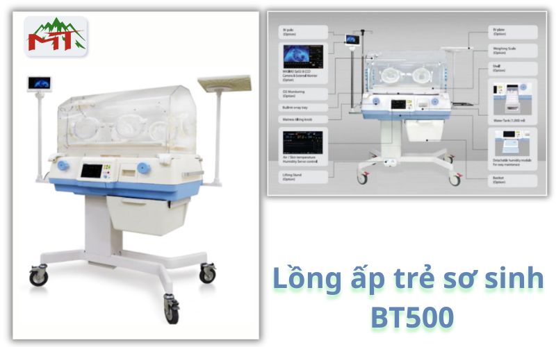 lồng ấp trẻ sơ sinh bt 500