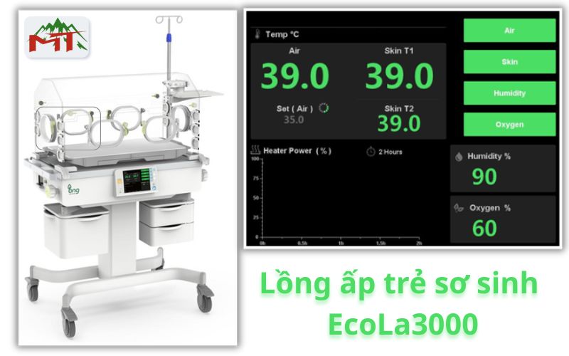 lồng ấp trẻ sơ sinh ecola3000