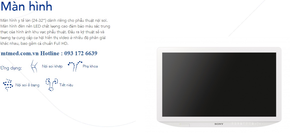 màn hình máy nội soi