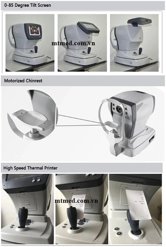 máy đo khúc xạ tự động đo độ cong