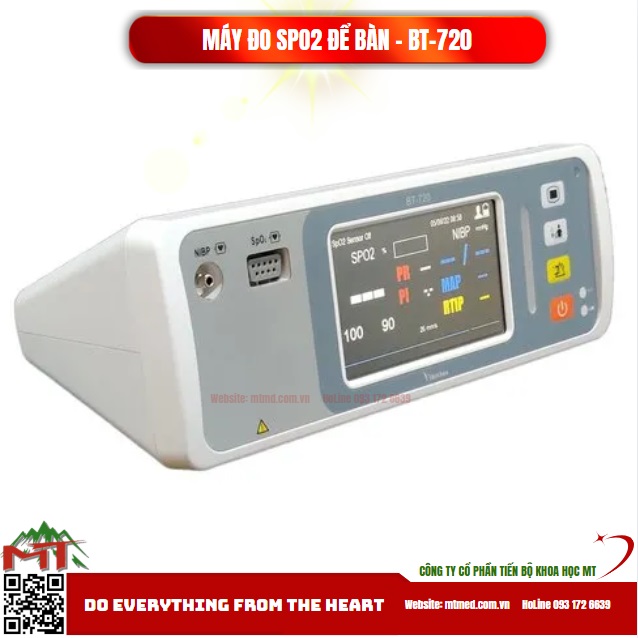 máy đo spo2 để bàn bt-720