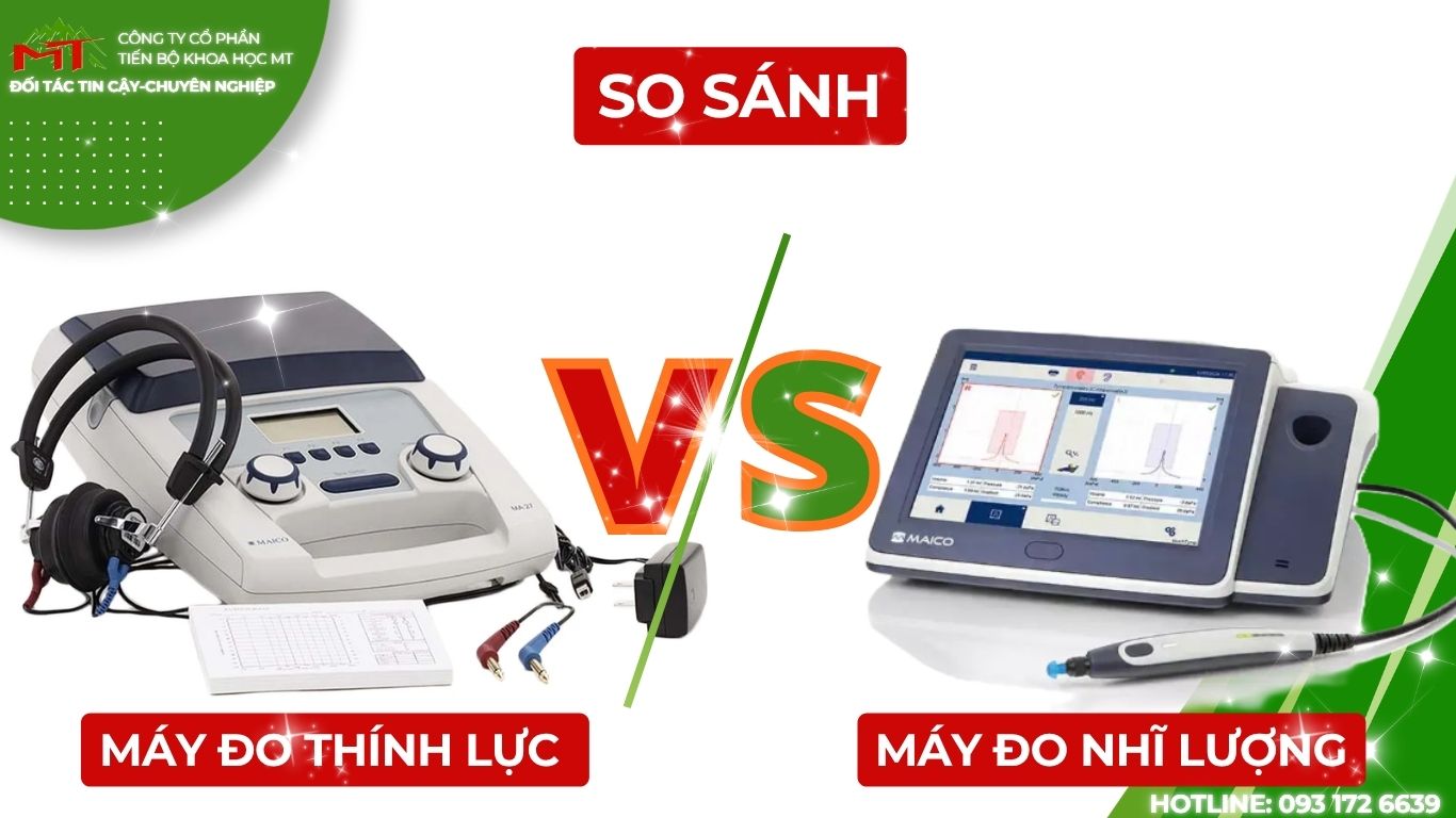 máy đo thính lực với máy đo nhĩ lượng khác nhau như thế nào