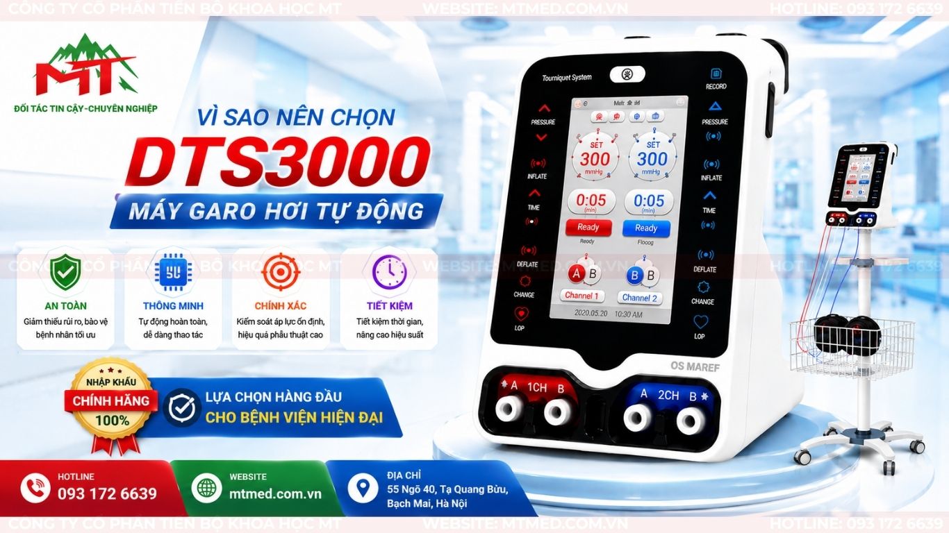 máy garo hơi tự động hai kênh