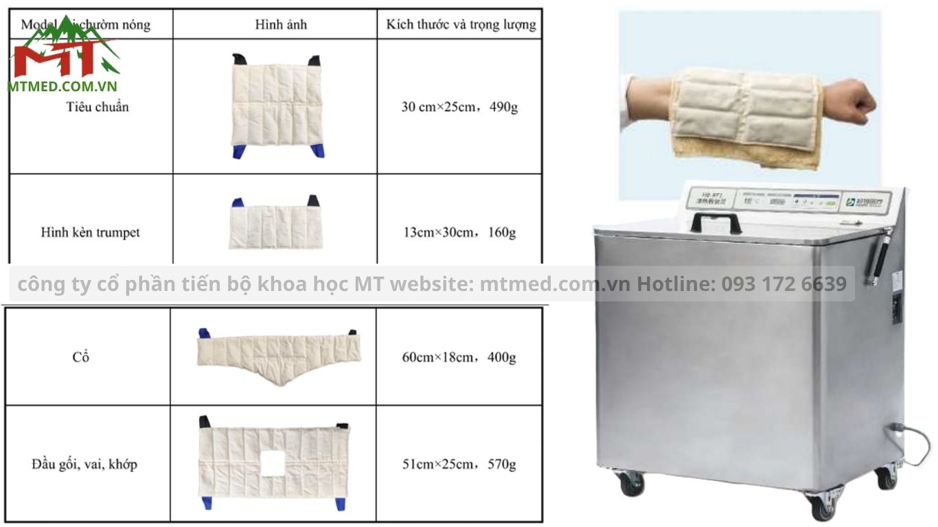 máy làm ấm túi chườm