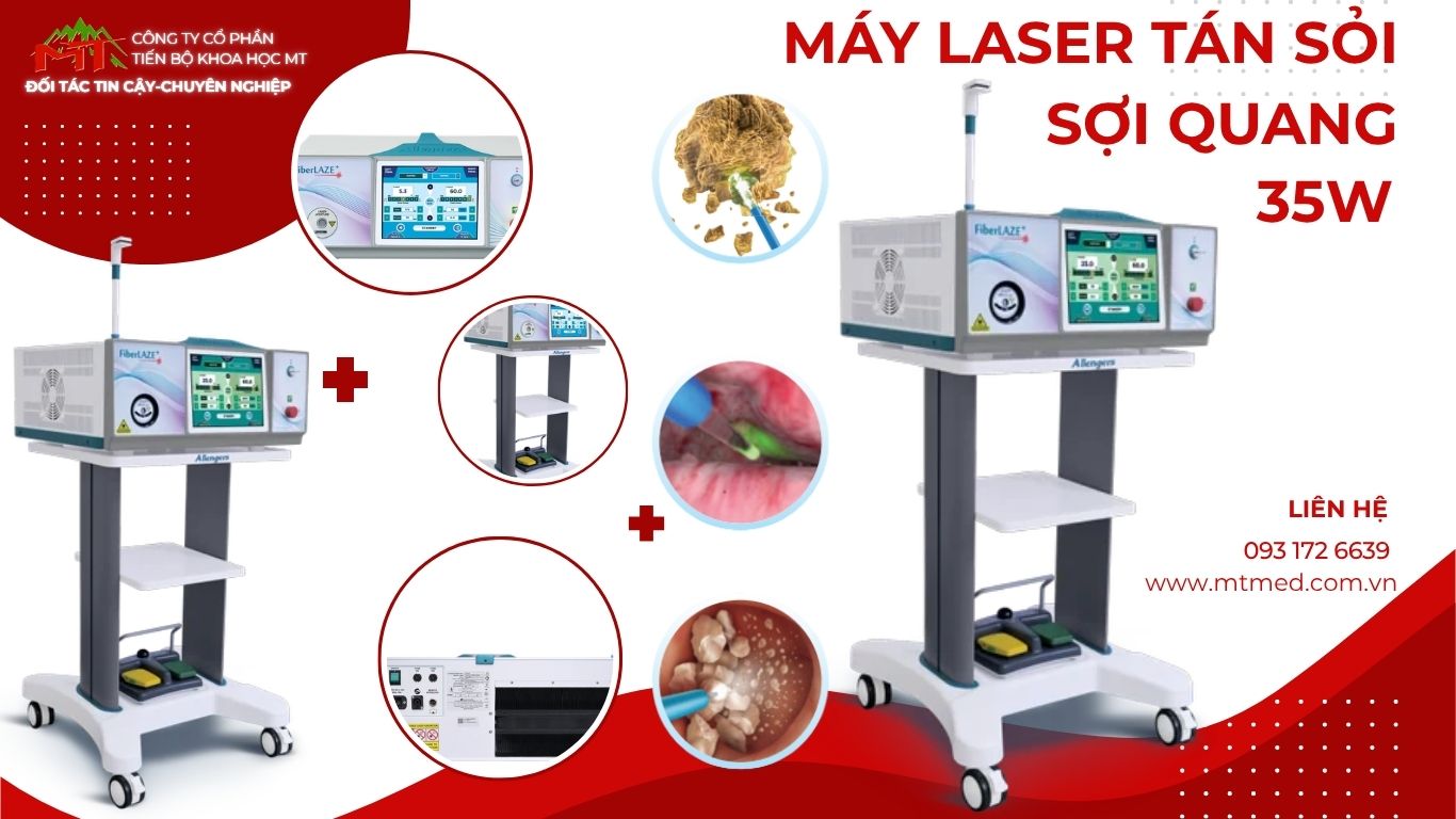 máy laser tán sỏi công suất 35w