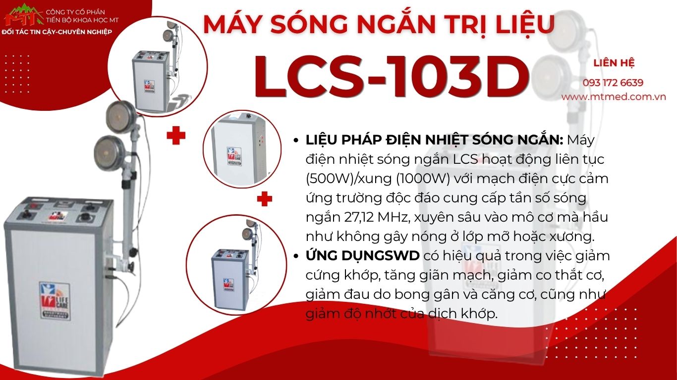 máy sóng ngắn trị liệu LCS-103D