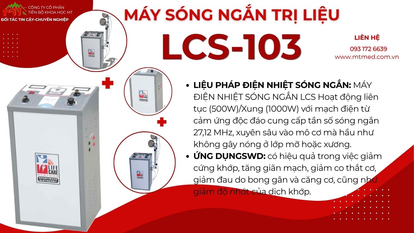 máy sóng ngắn trị liệu model lcs103