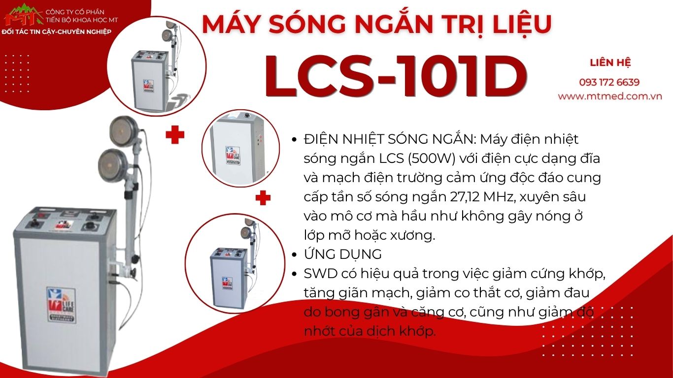 máy sóng ngắn trị liệu model lcs-101d