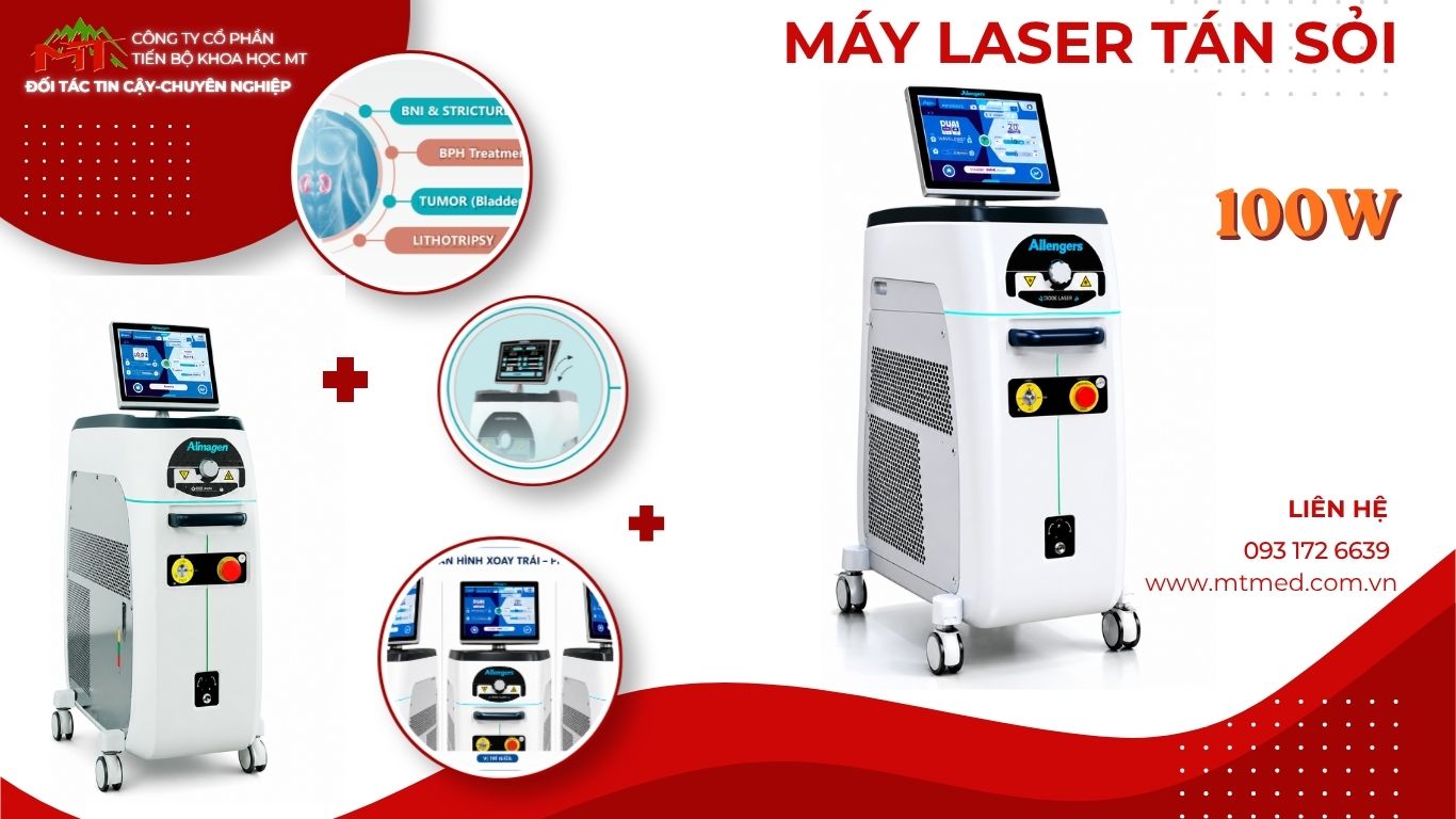 máy laser tán sỏi