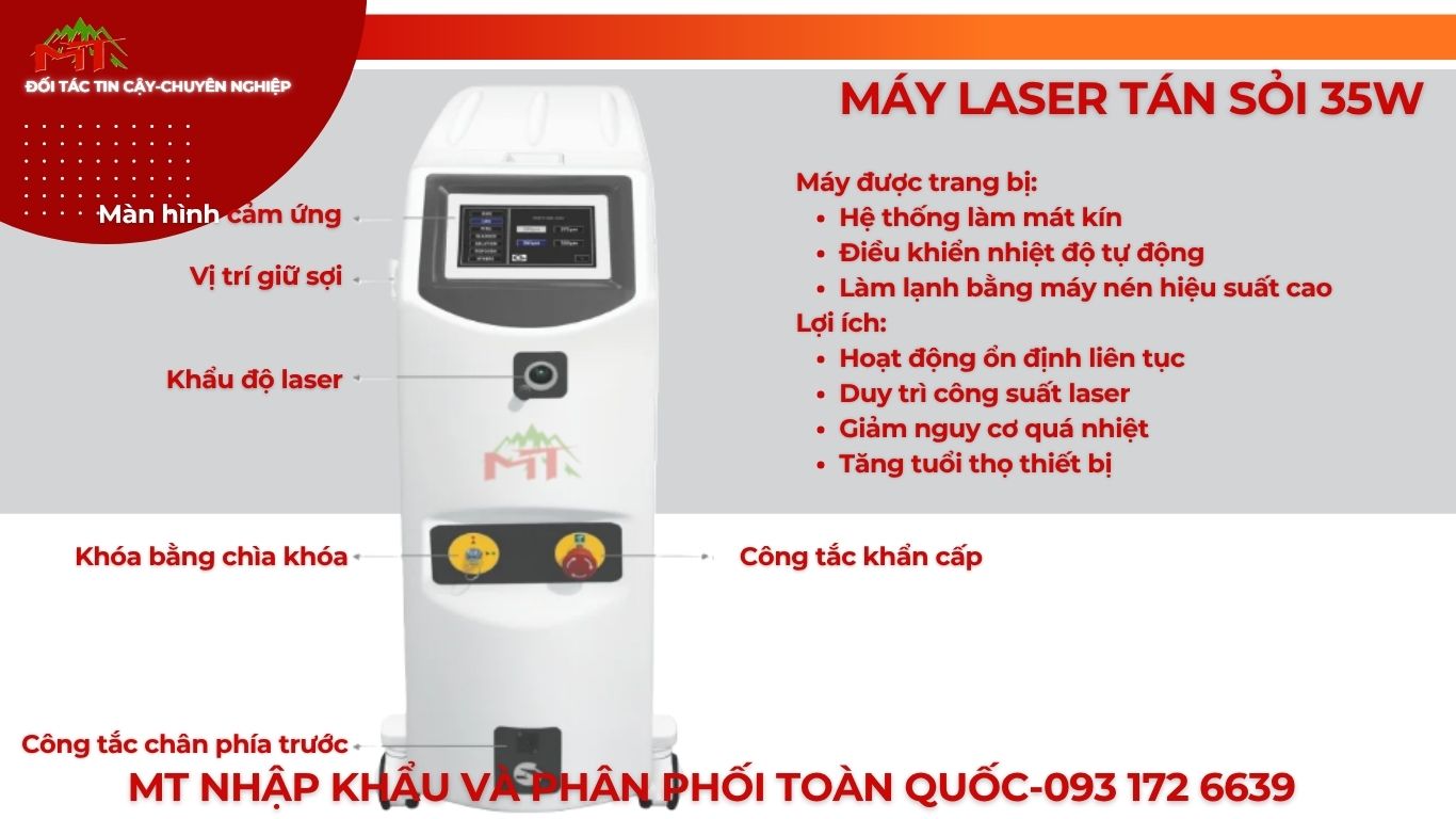 máy tán sỏi qua da