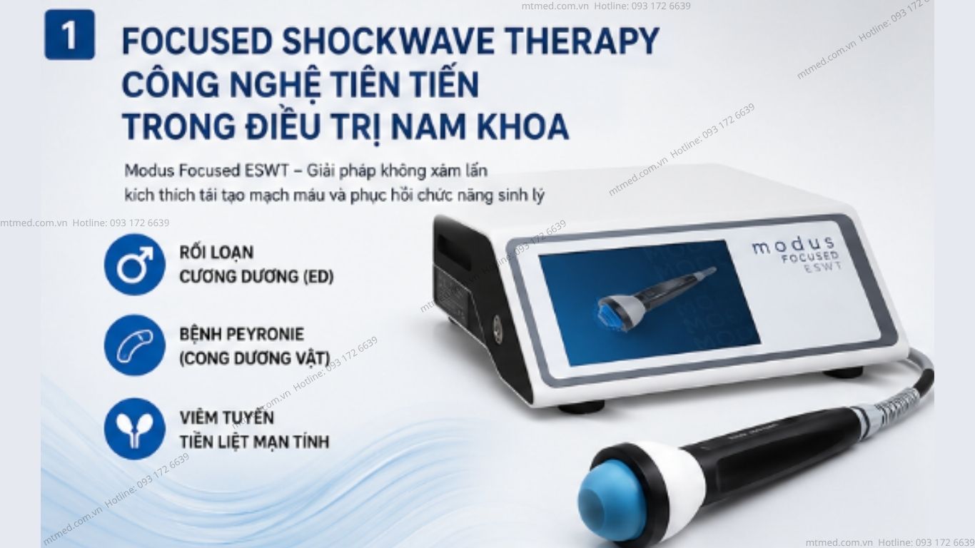 máy điều trị rối loạn cương dương
