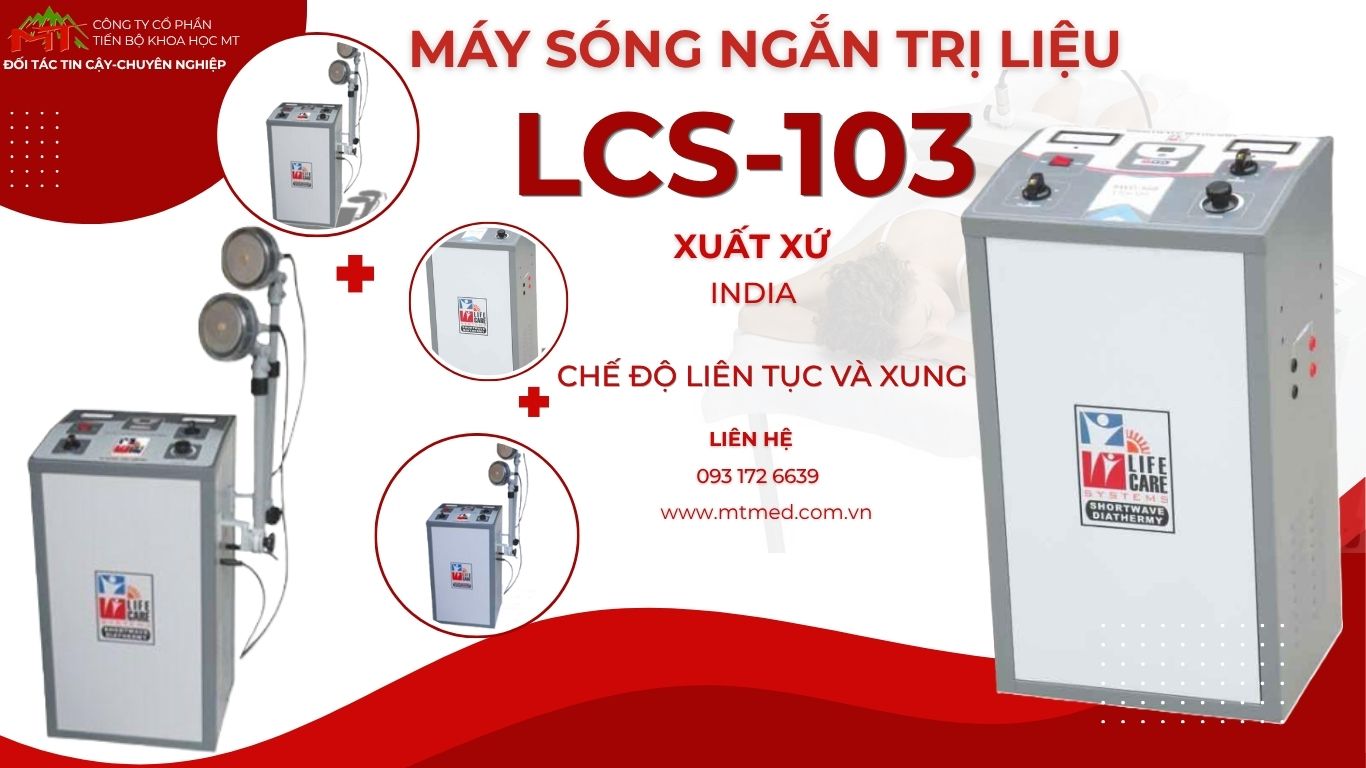 máy trị liệu sóng ngắn lcs-103