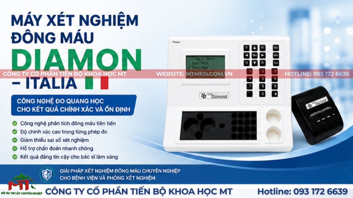 máy xét nghiệm đông máu italia