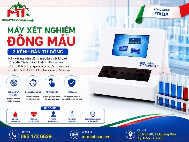 máy xét nghiệm đông máu là gì