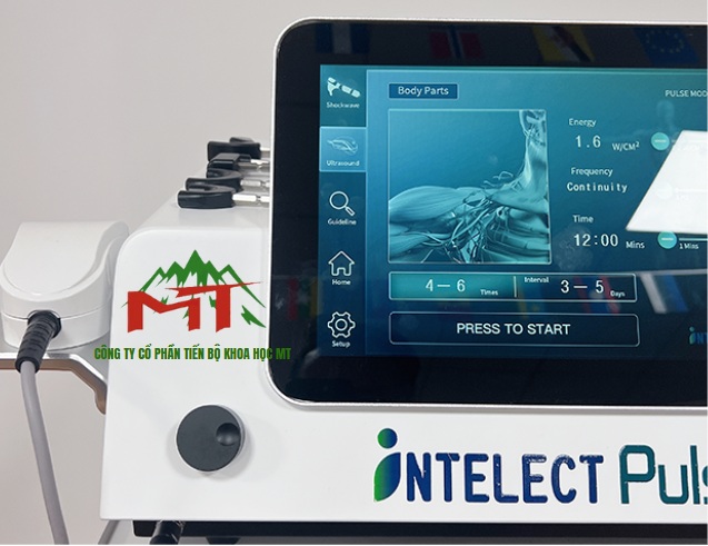 máy xung kích, siêu âm trị liệu- intelect plus 50-1