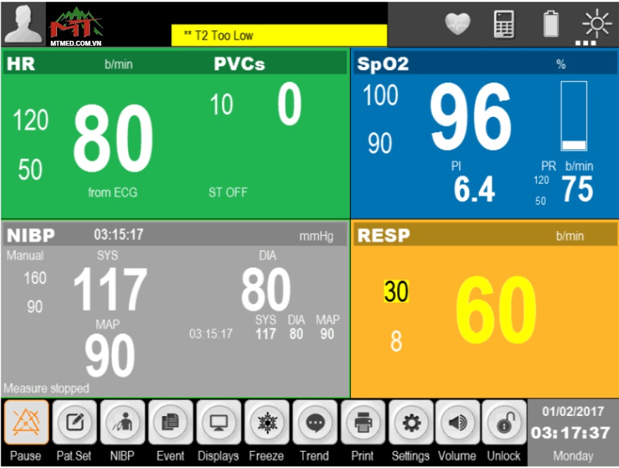 monitor theo dõi bệnh nhân hàn quốc