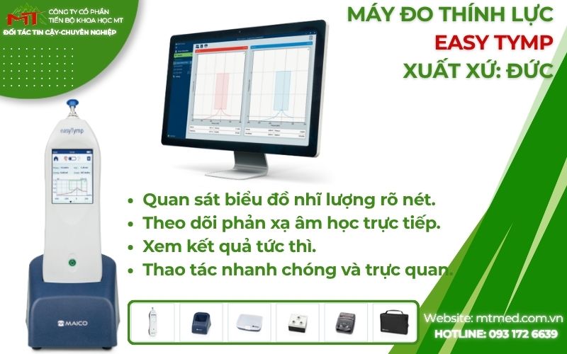  Những Ưu Điểm Nổi Bật Của Máy Đo Thính Lực Cầm Tay easyTymp