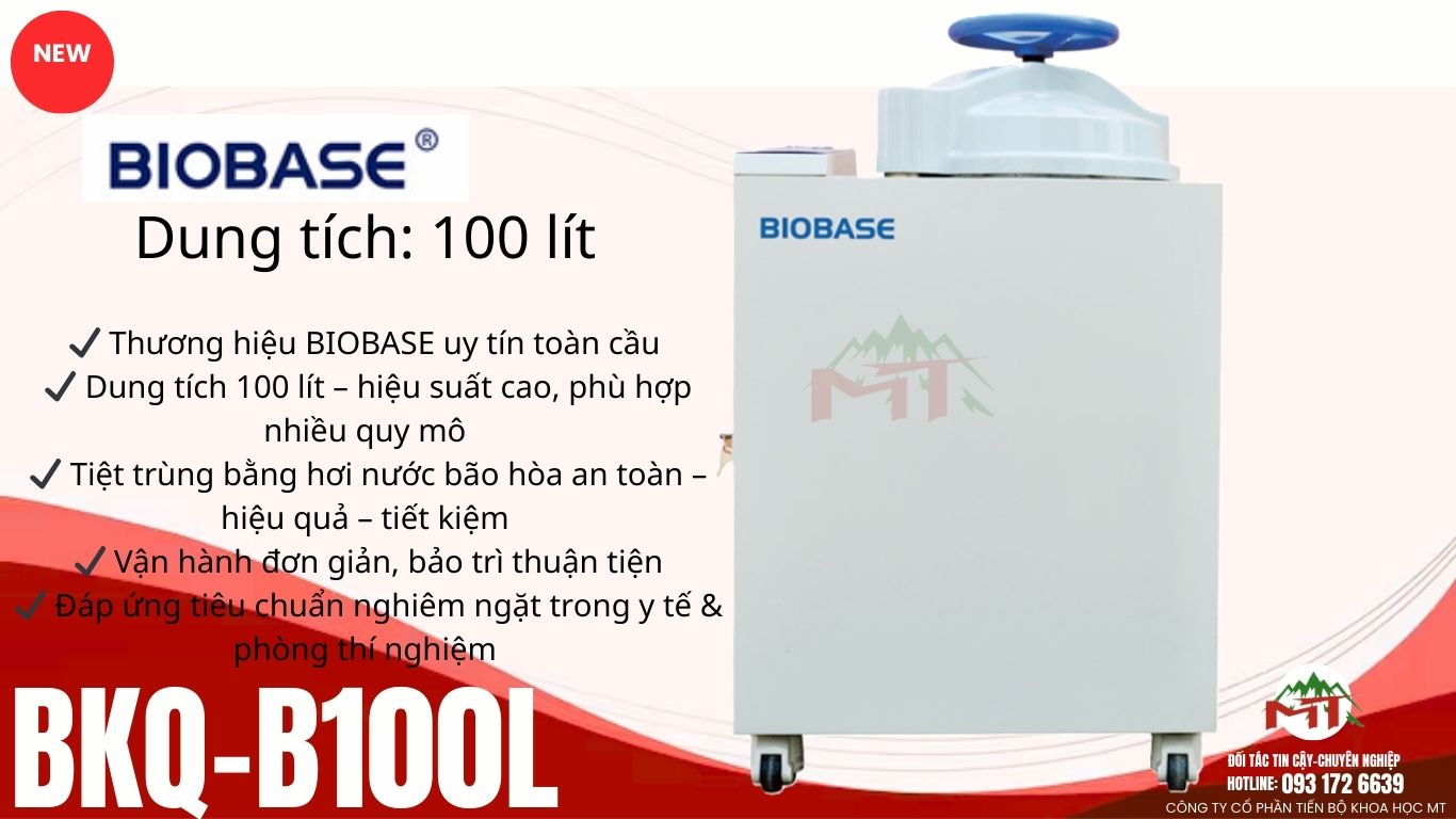 Nồi hấp tiệt trùng 100 lít biobase