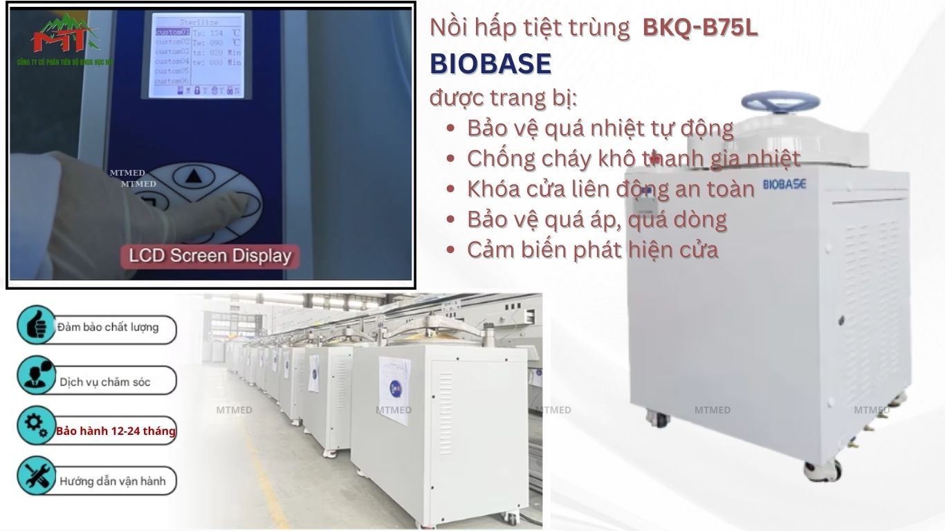 nồi hấp tiệt trùng 75 lít trung quốc