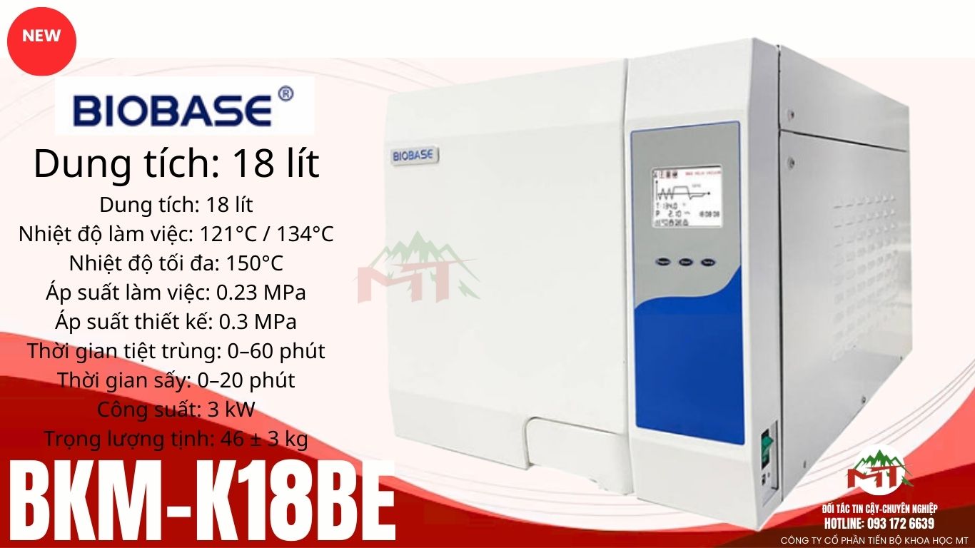 nồi hấp tiệt trùng BKM-K18BE BIOBASE
