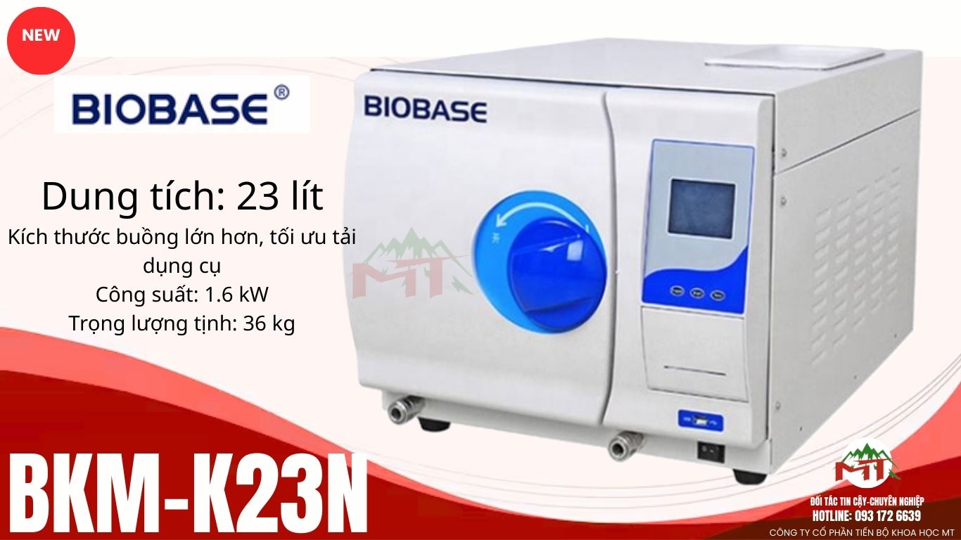nồi hấp tiệt trùng 23 lít biobase