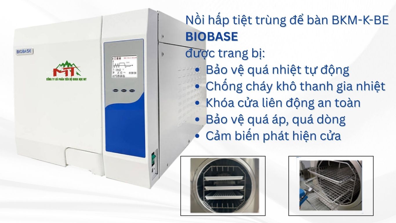 nồi hấp tiệt trùng để bàn biobase