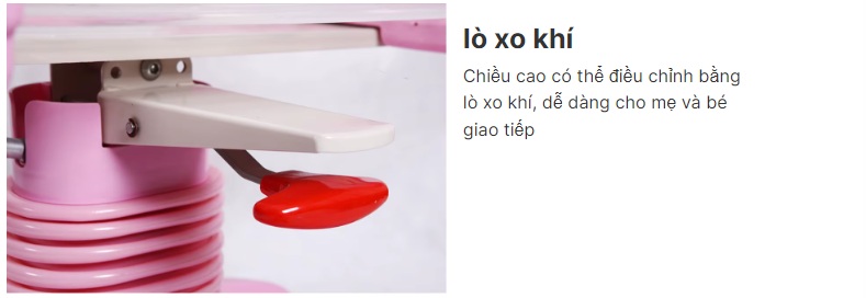 nôi trẻ sơ sinh lò xo khí