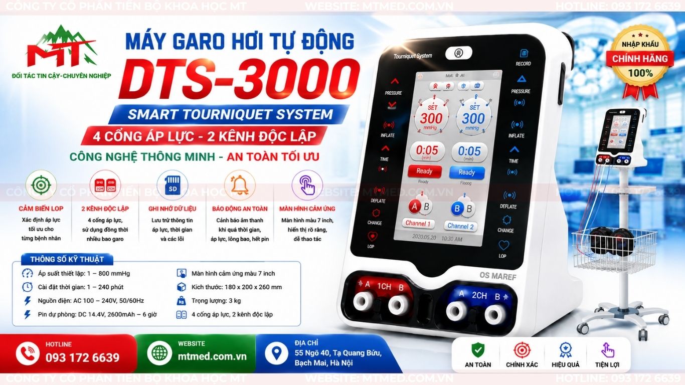 thông số kỹ thuật máy garo hơi tự động dts3000