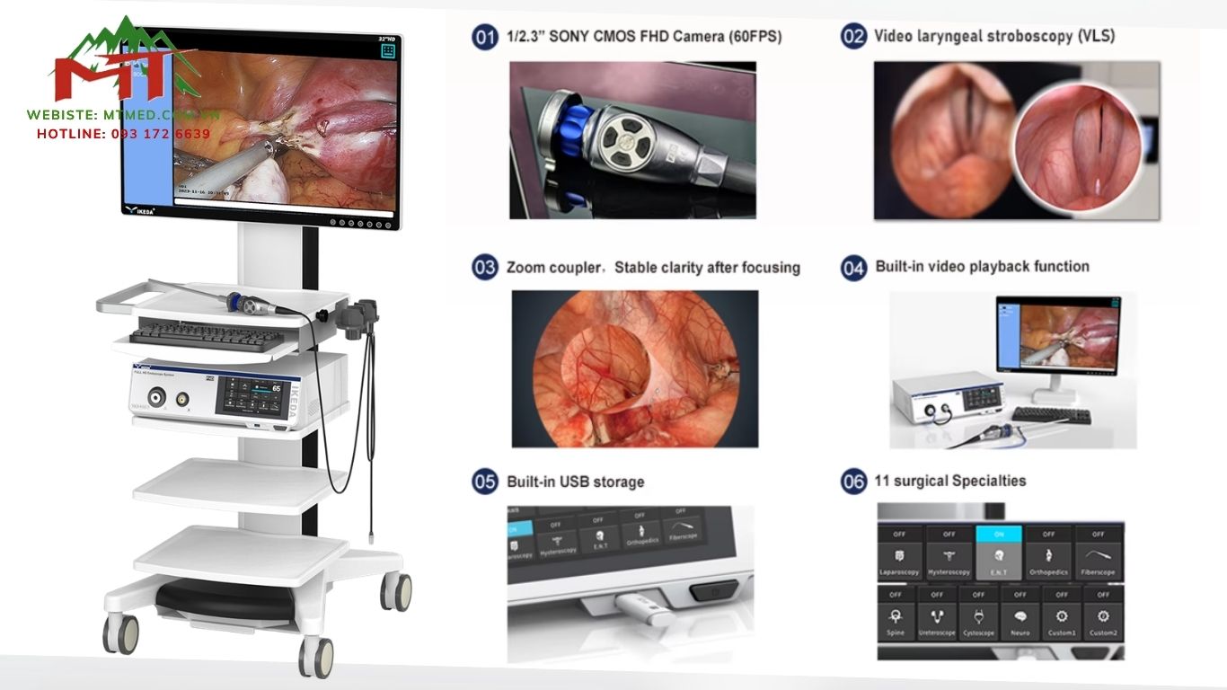 thông số kỹ thuật của máy nội soi ykd 9102