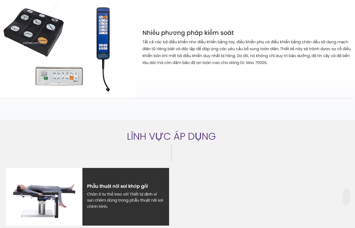 tính năng 2 bàn mổ dr max 5800