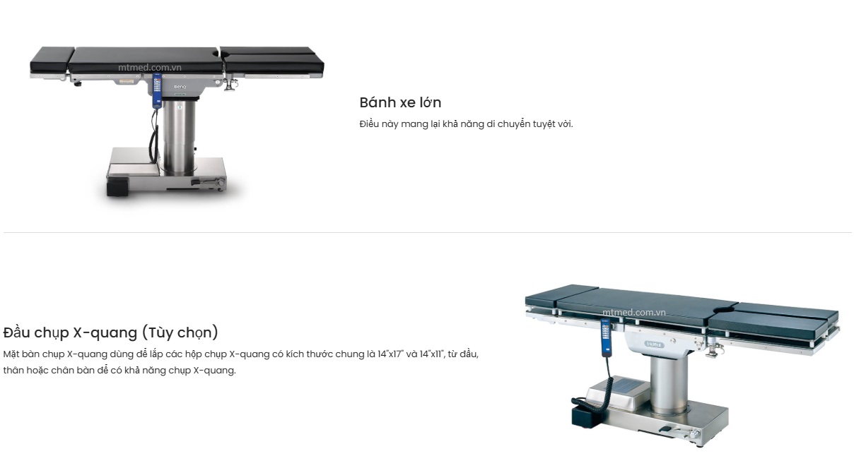 tính năng 2 bàn mổ 0t 5600