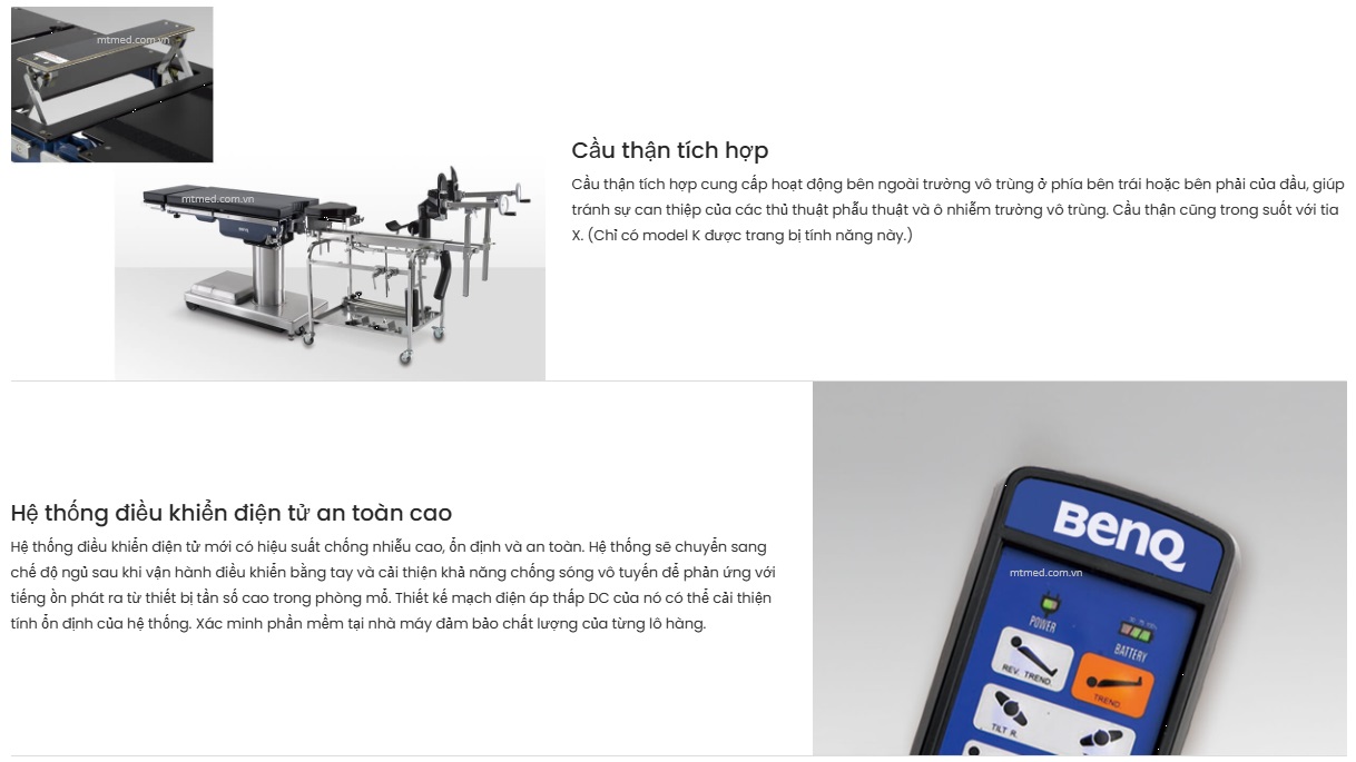 tính năng bàn mổ dr max 5800