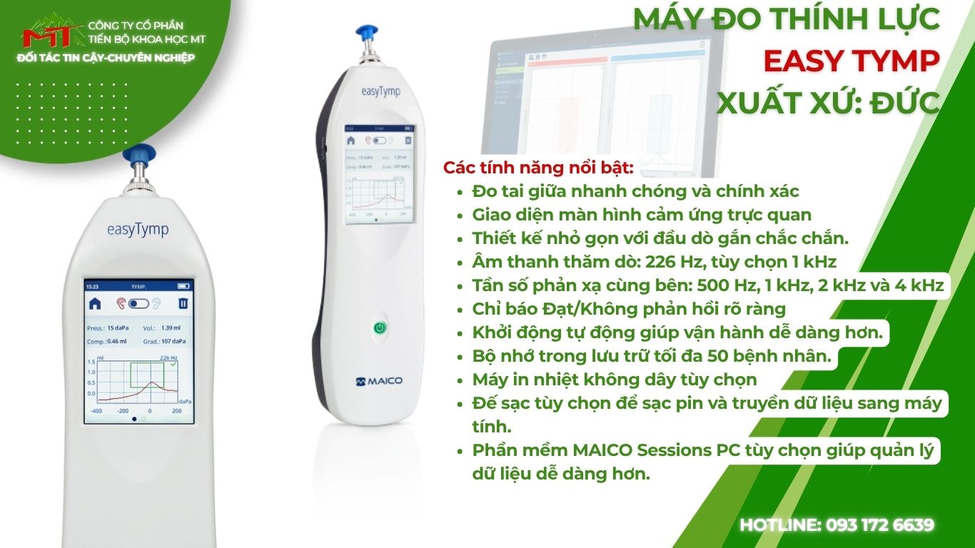ưu điểm của máy đo thính lực cầm tay