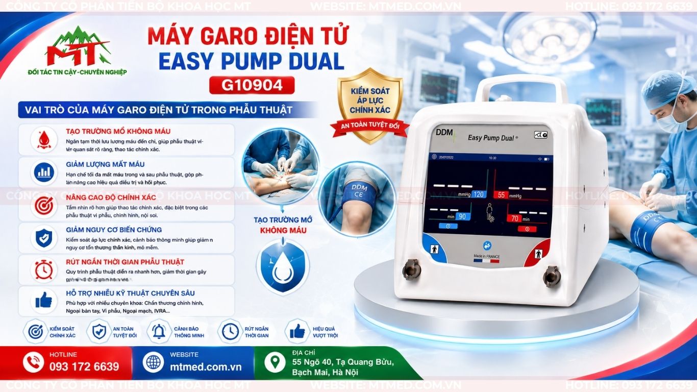 vai trò của máy garo hơi điện tử trong phẫu thuật