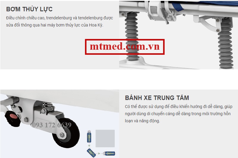 xe đẩy bệnh viện giá rẻ