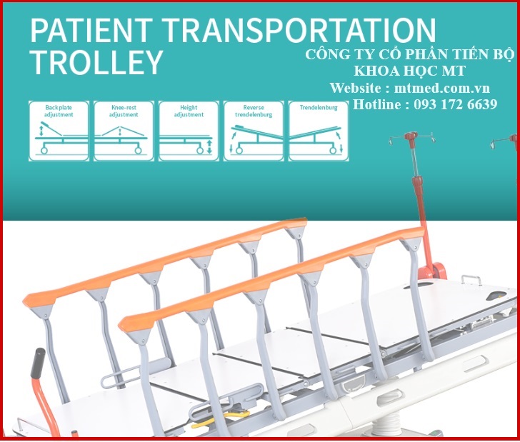 xe đẩy cáng bệnh nhân chất lượng cao saikang