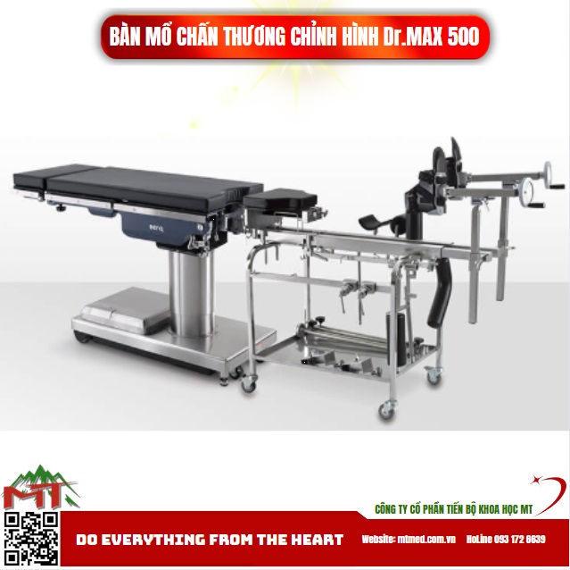 Bàn mổ chấn thương chỉnh hình Dr.Max 500