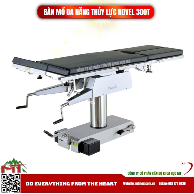Bàn mổ đa năng thủy lực NOVEL 300T
