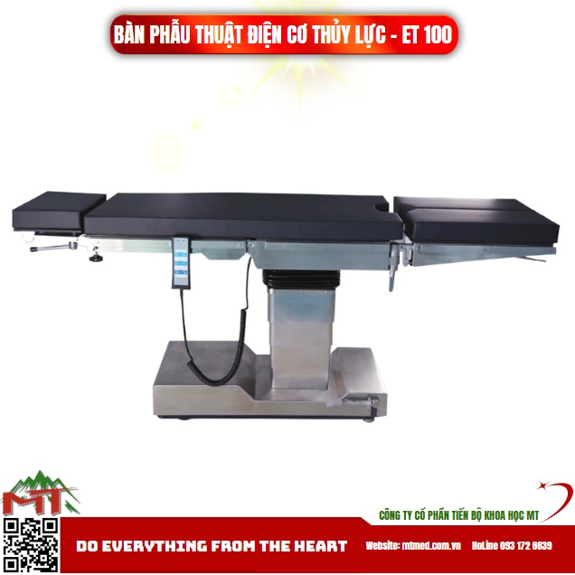 Bàn phẫu thuật điện cơ thủy lực ET100