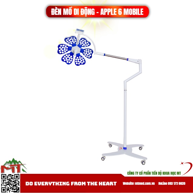 Đèn mổ di động model apple 6 mobile