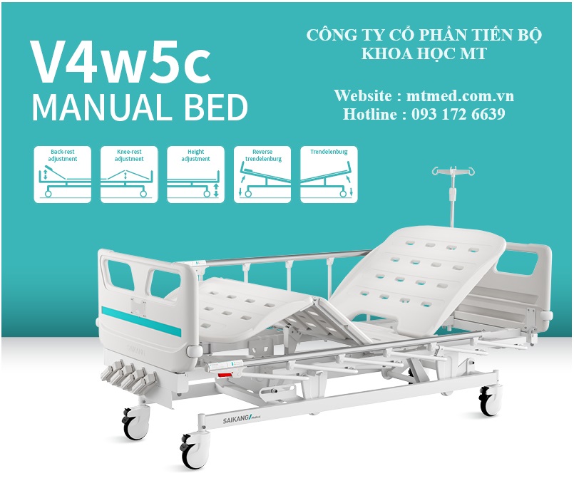 giường bệnh nhân, giường y tế đa năng mtmed